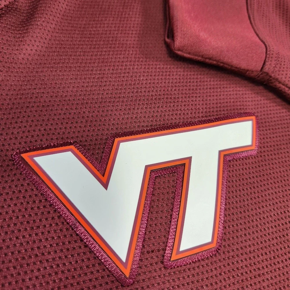 Virginia Tech Hokies Jacket Men XXL Nike Full Zip Sideline‎ Knit NCAA